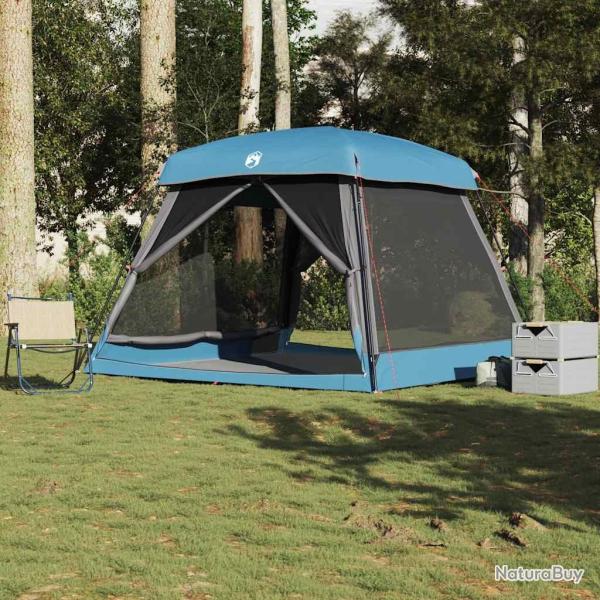 Tente de cabine familiale 6 personnes bleu imperm�able
