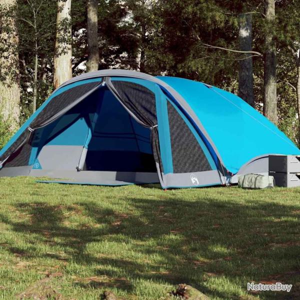 Tente de cabine familiale 6 personnes bleu imperm�able