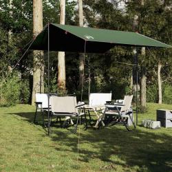 B&acirc;che de camping vert 300x294 cm imperm&eacute;able alsavelo