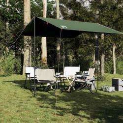 B&acirc;che de camping vert 300x294 cm imperm&eacute;able