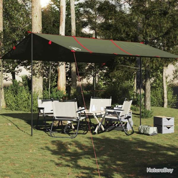 B�che de camping vert olive 451x420 cm imperm�able alsavelo