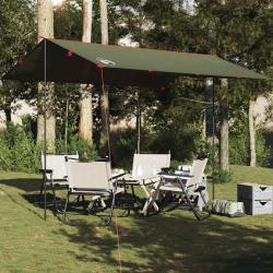 B&acirc;che de camping vert olive 366x306 cm imperm&eacute;able