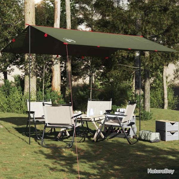 B�che de camping vert olive 366x306 cm imperm�able alsavelo