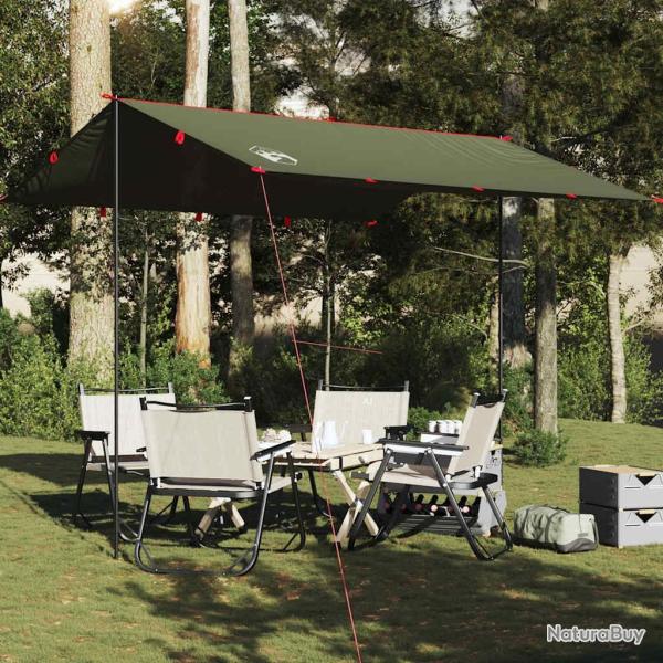 B�che de camping vert olive 306x306 cm imperm�able alsavelo