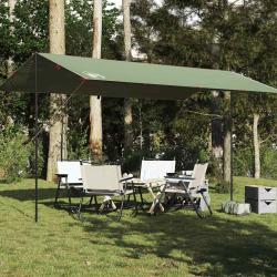 Bâche de camping vert 500x294 cm imperméable alsavelo