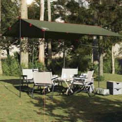 B&acirc;che de camping vert olive 406x306 cm imperm&eacute;able