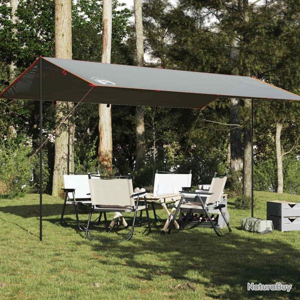 B�che de camping gris et orange 500x294 cm imperm�able
