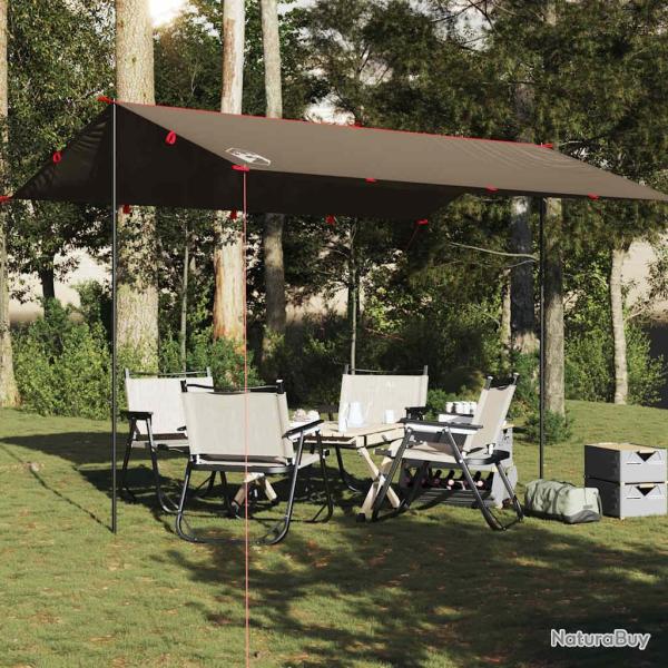 B�che de camping marron 406x306 cm imperm�able