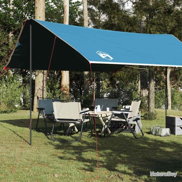 B�che de camping bleu 460x305x210 cm imperm�able alsavelo