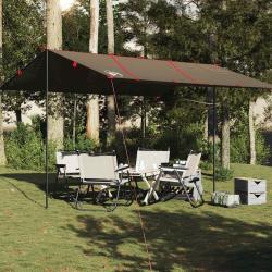 B&acirc;che de camping marron 451x420 cm imperm&eacute;able