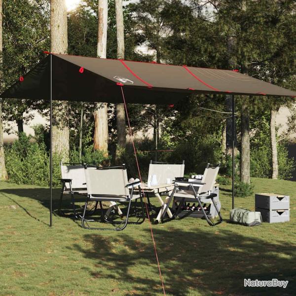 B�che de camping marron 451x420 cm imperm�able
