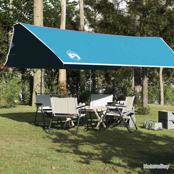 B�che de camping bleu 500x294 cm imperm�able alsavelo