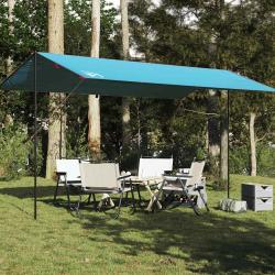 B&acirc;che de camping bleu 500x294 cm imperm&eacute;able alsavelo