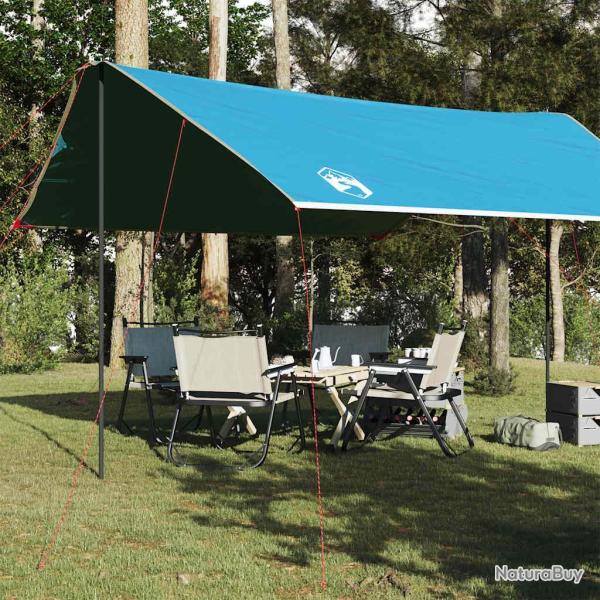 B�che de camping bleu 460x305x210 cm imperm�able alsavelo