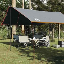 B&acirc;che de camping orange 460x305x210 cm imperm&eacute;able