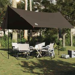 B&acirc;che de camping marron 462x306x211 cm imperm&eacute;able