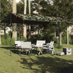 B&acirc;che de camping camouflage 506x306 cm imperm&eacute;able