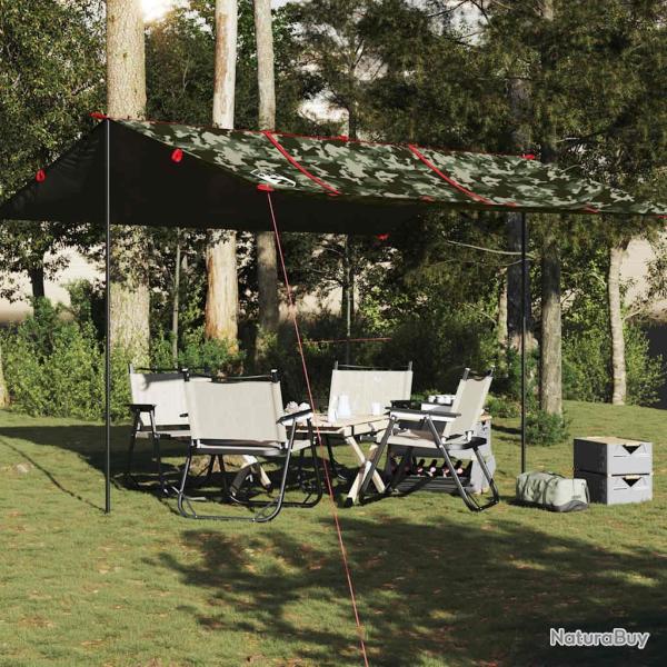 B�che de camping camouflage 451x420 cm imperm�able alsavelo