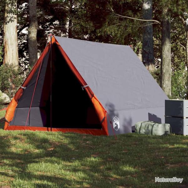 Tente de camping en forme de A 2 personnes gris imperm�able