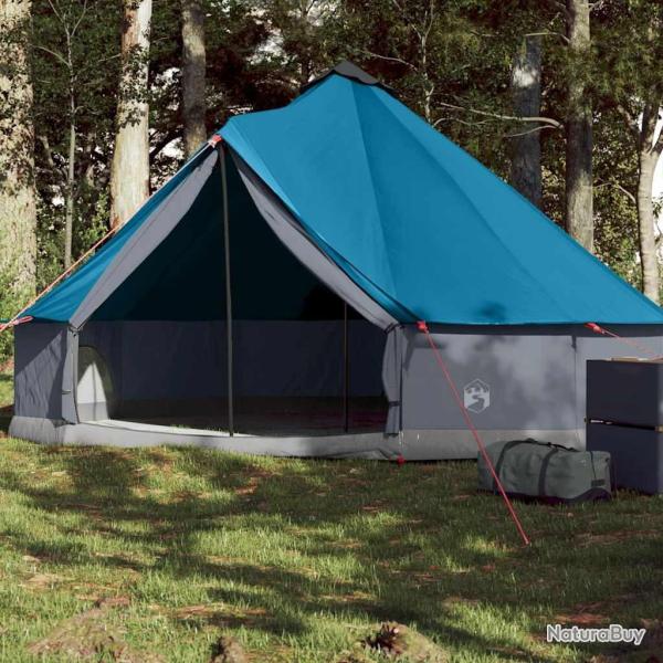 Tente familiale tipi 6 personnes bleu imperm�able
