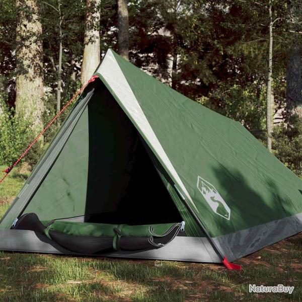 Tente de camping 2 personnes vert imperm�able