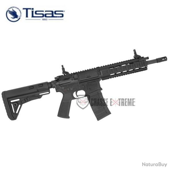 Carabine AR15 Piston TISAS Zpt 556 K 10.5'' Cal 223 Rem Noir