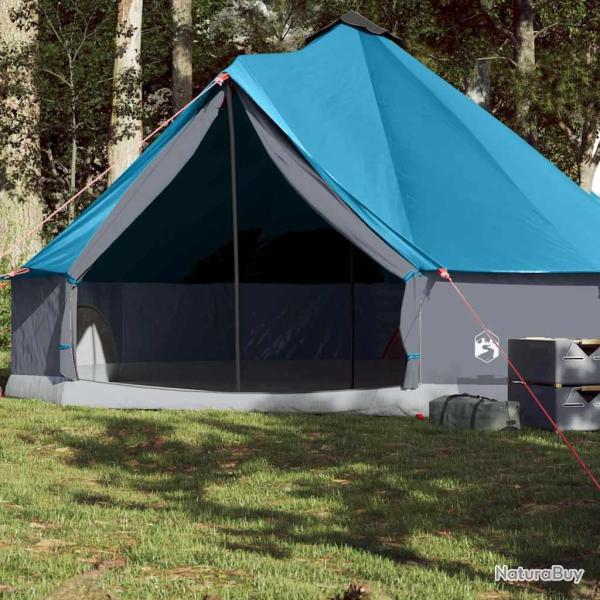 Tente familiale tipi 8 personnes bleu imperm�able