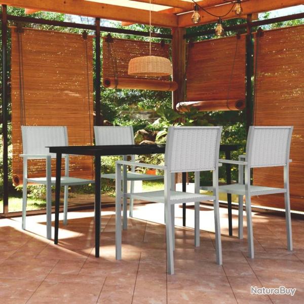 Ensemble � manger de jardin 5 pcs Blanc