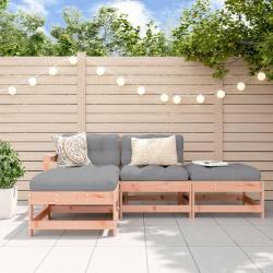 Salon de jardin 4 pcs bois massif douglas