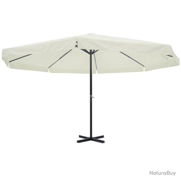 Parasol Blanc Aluminium 500 cm