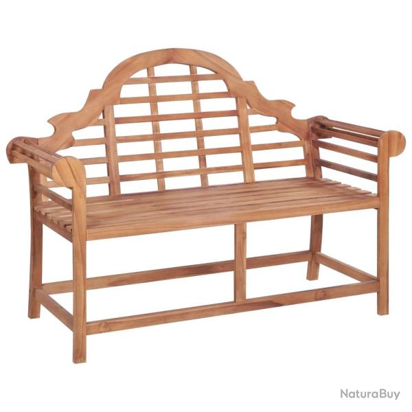 Banc de jardin 127x58,5x92,5 cm Bois massif de teck