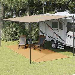 Tapis de tente sable 250x600 cm PEHD