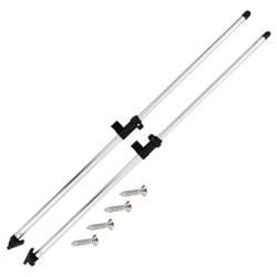 Poteaux de soutien de dessus Bimini 2 pcs Aluminium