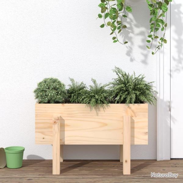 Jardini�re 62x30x38 cm bois massif de pin