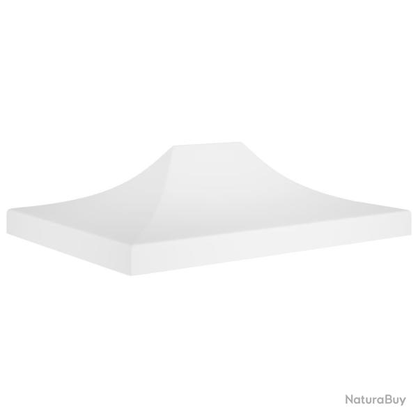 Toit de tente de r�ception 4,5x3 m Blanc 270 g/m�
