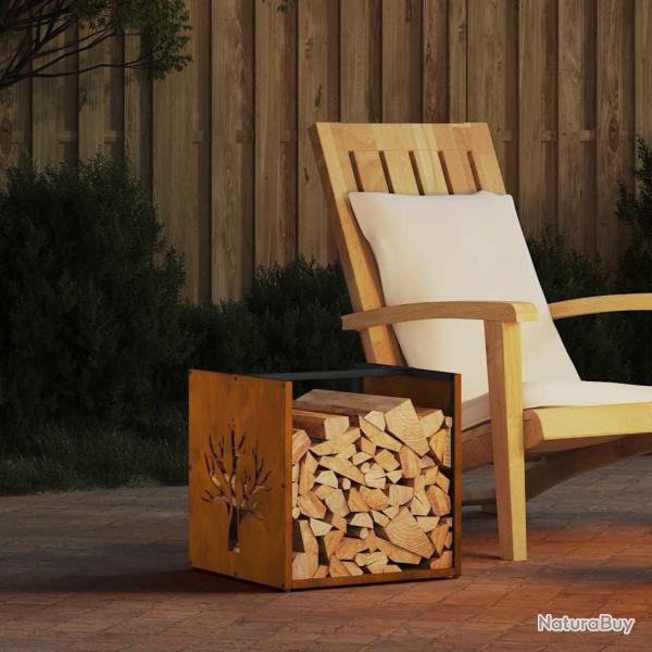 �tag�re � bois 40x40x40 cm acier r�sistant aux intemp�ries