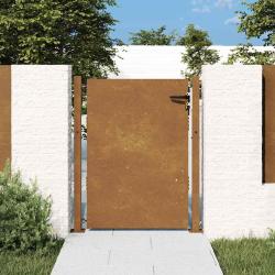 Portail de jardin 100x150 cm en acier Corten