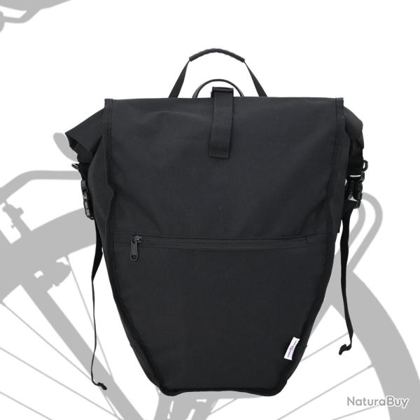 Sac de v�lo pour porte-bagages 25 L Noir 32.5x17x57 cm