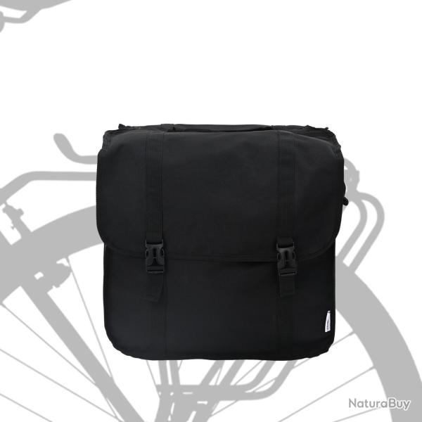 Sacoche de v�lo double 48 L Noir