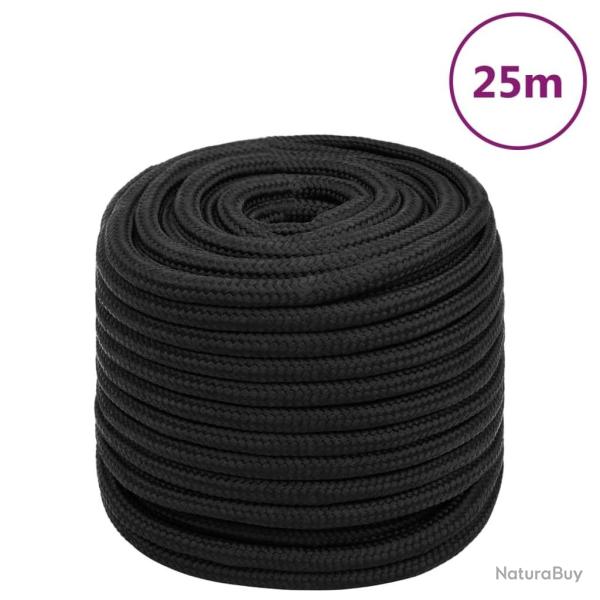 Corde de bateau Noir complet 18 mm 25 m Polypropyl�ne