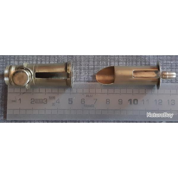 Bec verseur de poche � plombs ou poudre noire, plus doseur. � filetage 16mm