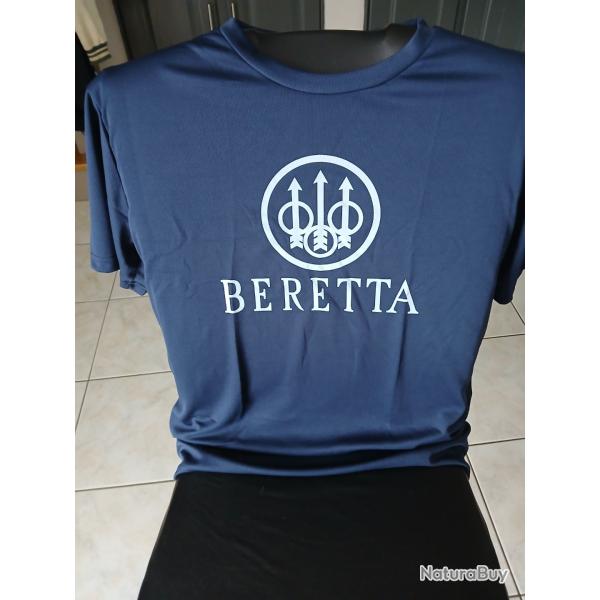 T shirt bleu beretta