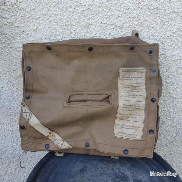 Rare Housse type A MKIII de pilote RAF ww2 / anglais ( parachutiste, canot de survit DINGHY )
