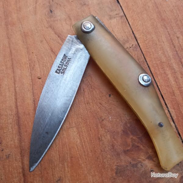 Solide petit Couteau CASAFONT SOLSONA Espagnol � Ressort