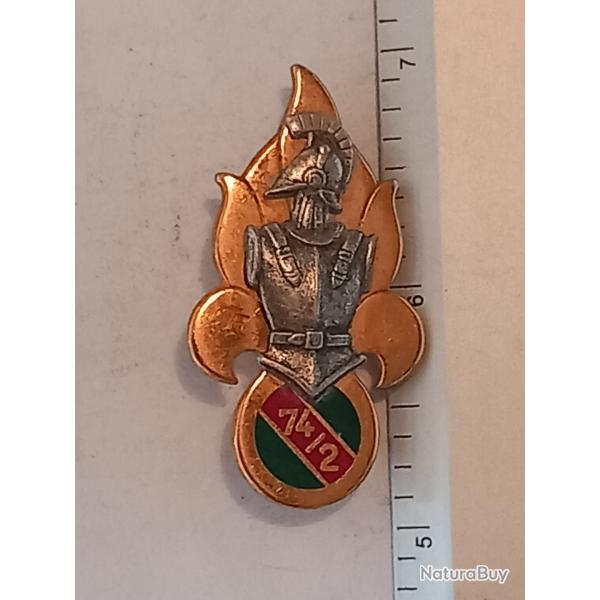 Insigne de la 2�me compagnie du 74�me bataillon du g�nie