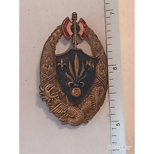 Insigne du 5�me r�giment �tranger d'infanterie (5�me REI) - grand mod�le