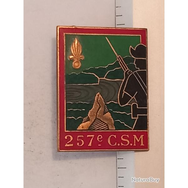 Insigne de la 257�me compagnie de suppl�tifs militaires (257�me CSM) du 2�me REI
