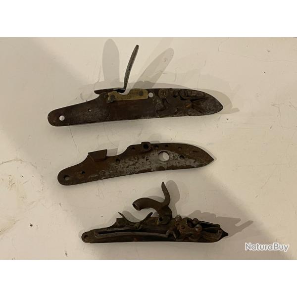 PLATINES ET ACCESSOIRES FUSIL SILEX