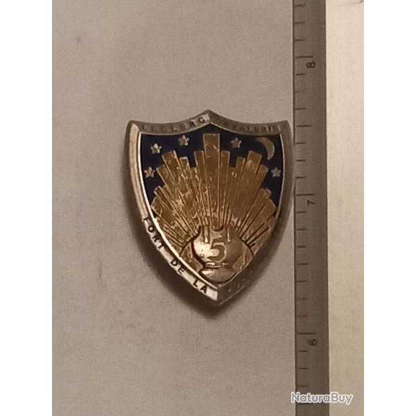 Insigne du 5�me escadron (ERRP) du 6-12�me r�giment de cuirassiers (6-12�me RC)