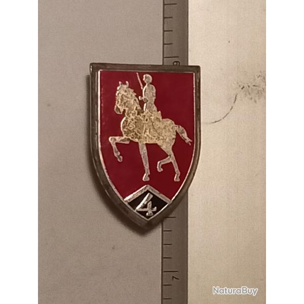 Insigne du 4�me r�giment de cuirassiers (4�me RC)